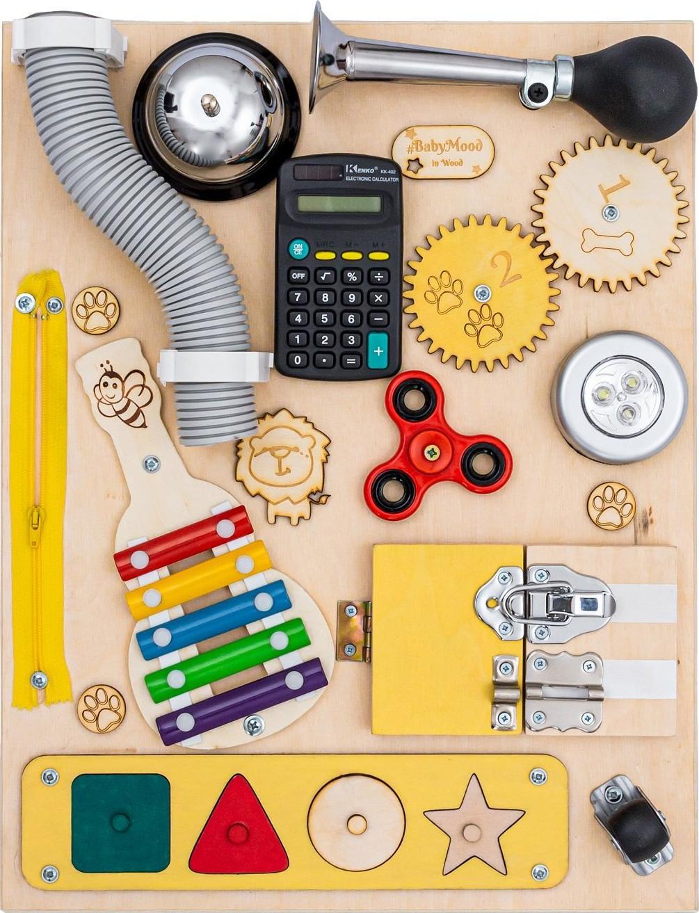 Tablica Sensoryczna Manipulacyjna 35x45cm Czerwona