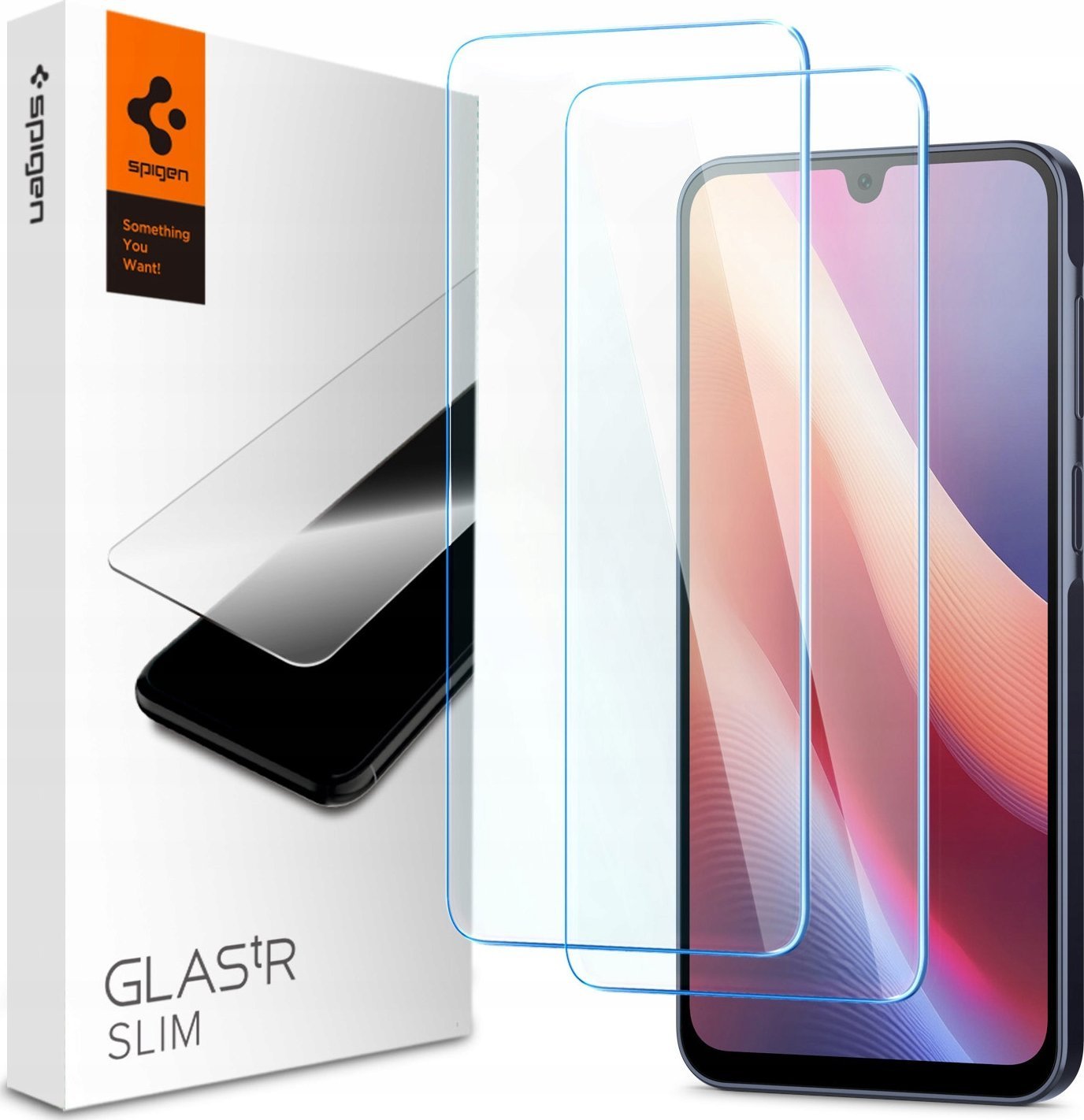 SZKŁO HARTOWANE SPIGEN GLAS.TR SLIM 2-PACK GALAXY A16 4G / 5G CLEAR
