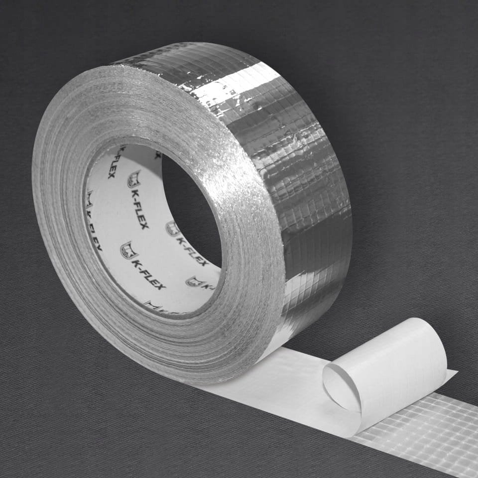 Taśma zbrojona K-FLEX® ALU AR CW - 25 µm x 100 mm x 50 m 85NRCLA0050AR18