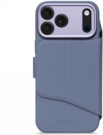 Decoded Textured Silicone Detachable Wallet - ochronna obudowa do iPhone 17 Pro kompatybilna z MagSafe (forever blue)