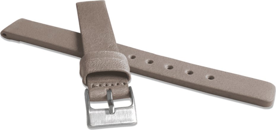 Lavvu LAVVU Beżowy gładki pasek PLAIN z luksusowej skóry Top Grain - 12