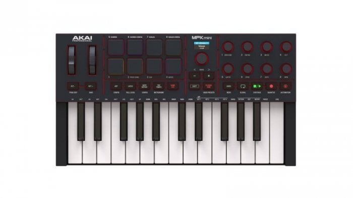 Akai MPK MINI 4 BLACK - Mini kontroler klawiaturowy