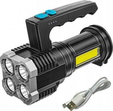 Latarka MOCNA latarka taktyczna ZASIĘG 500 M