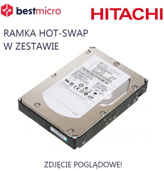 HITACHI Dysk HDD SAS LFF 3.5" 2TB 7.2K RPM - 3285067-A - Refabrykowany