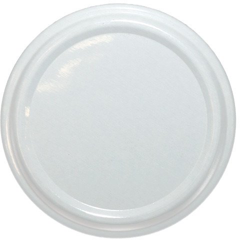LIDS FOR JARS 100MM WHITE PACKED 10PCS