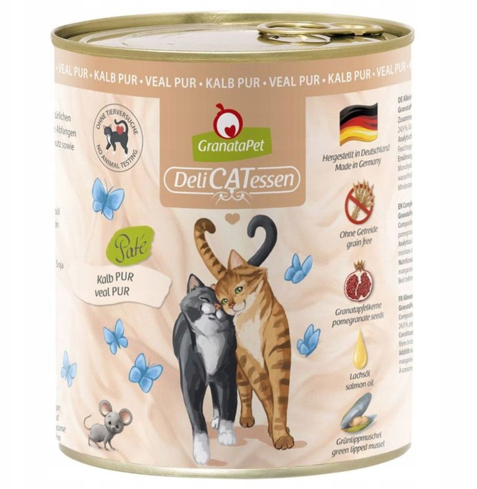 GranataPet DeliCatessen tuńczyk i kaczka mokra karma dla kota 800g