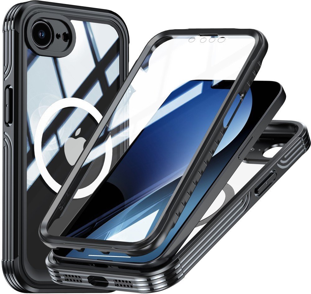 Etui 360 Supero do iPhone 16e, Magsafe, czarne