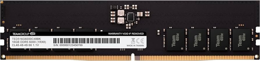 Pamięć TeamGroup Elite, DDR5, 16 GB, 6000MHz, CL48 (TED516G6000C4801)
