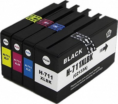 Tusz WhiteBox 4x Tusz Do HP 711 75/29ml CMYK