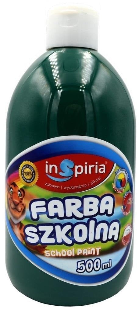 SCHEMAT Farba szkolna ciemnozielona 500ml