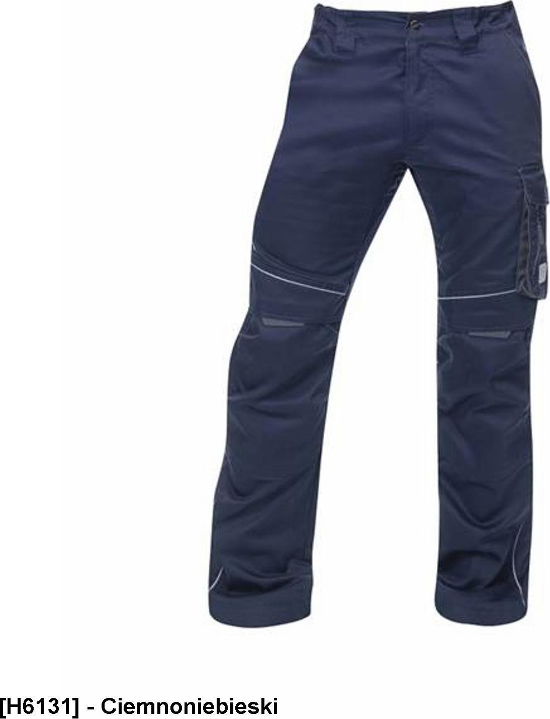 Ardon SUMMER ARDON - modne spodnie do pasa, dopracowana sylwetka, odblaskowe elementy - ciemnoniebieski H6131 54