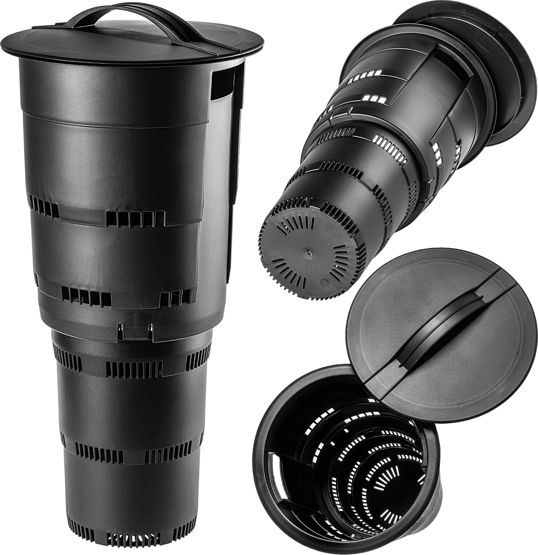 Kadax KADAX Kompostownik Podziemny 11L modułowy Kompost Ogrodowy Odpady Do Wkopywania