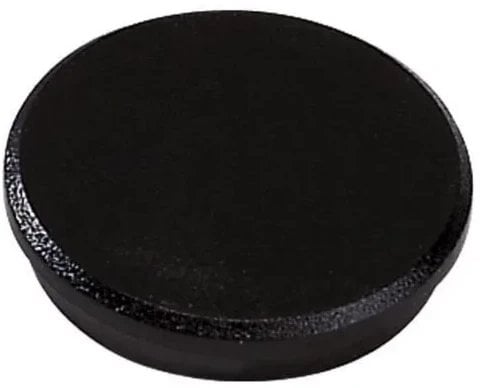 Dahle Magneter Dahle 24mm rund sort 10stk/pak bærekraft 0,3kg - (10 stk.)