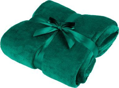 Teesa Koc polarowy 200x220 cm TEESA - zielony