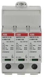 Ogranicznik przepięć B+C typ T1+T2 do ochrony instalacji PV 1100V Iimp= 5kA In= 20kA PV OVR 5-1000 P QS 2CTB812050R1000