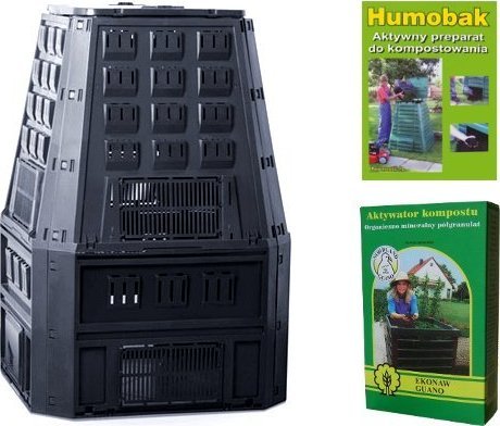 Prosperplast Kompostownik 850L + 2 preparaty