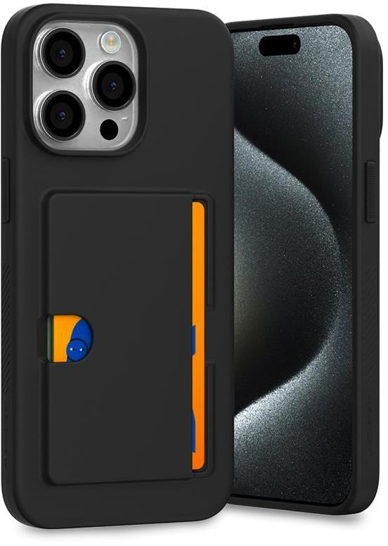 Mercury Rail 2 Card Case Iphone 15 Pro Max , BLACK / CZARNY