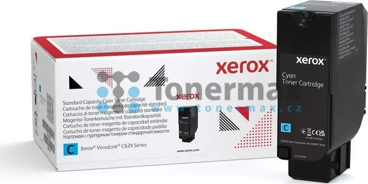 Toner Xerox Xerox Cartridge azurový - standard capacity pro C625 (6 000 str.)