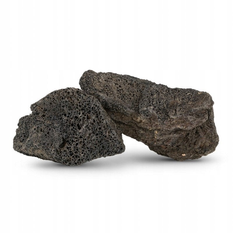 Skała wulkaniczna czarna do akwarium / terrarium 10-40 cm