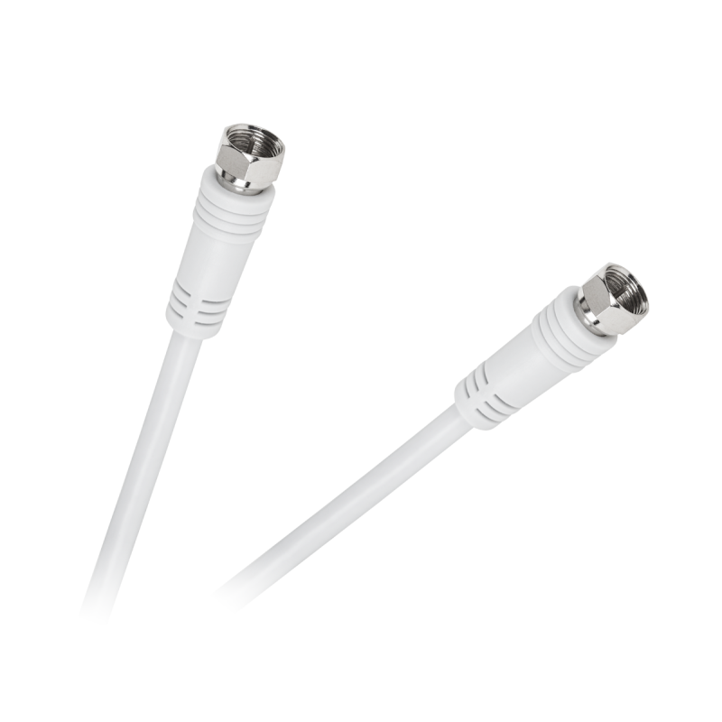Kabel Cabletech Antenowy (F) 1.8m biały (KPO2288)