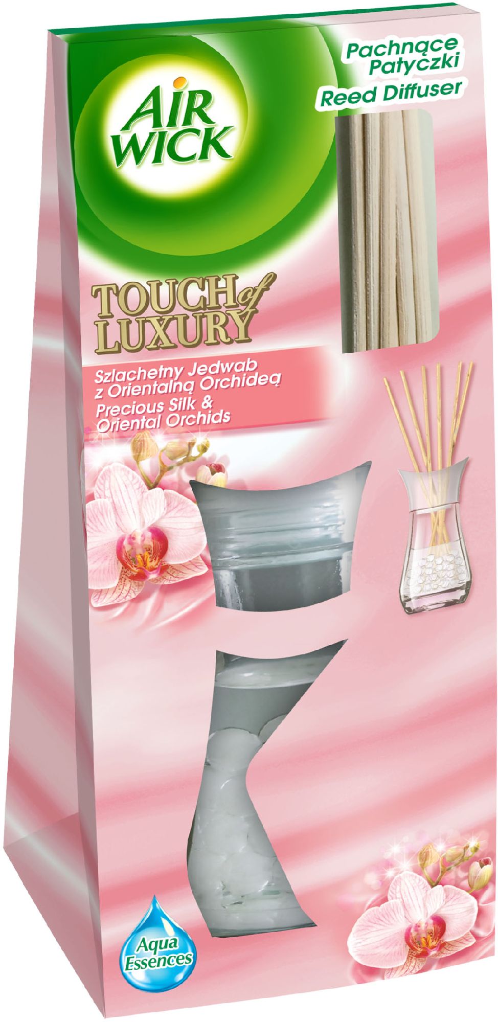 Air Wick Air Wick Pachnące Patyczki Szlachetny Jedwab z Orientalną Orchideą 25ml