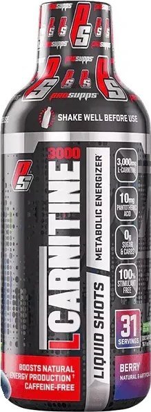 PROSUPPS Pro Supps - L-Carnitine 3000, Jagoda, Płyn, 473 ml