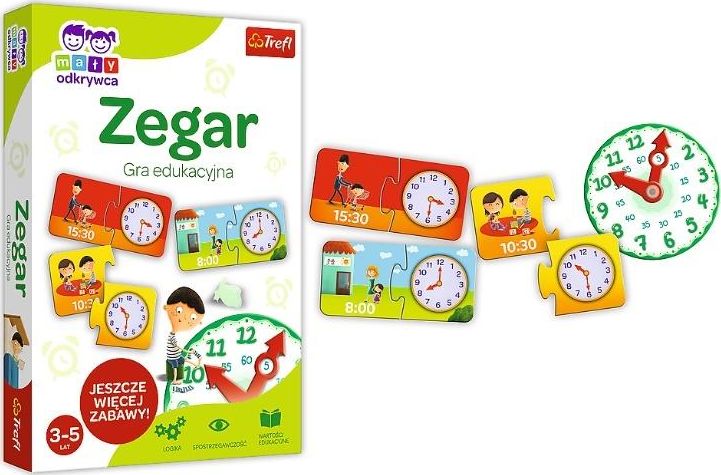 Trefl Mały odkrywca - Zegar TREFL