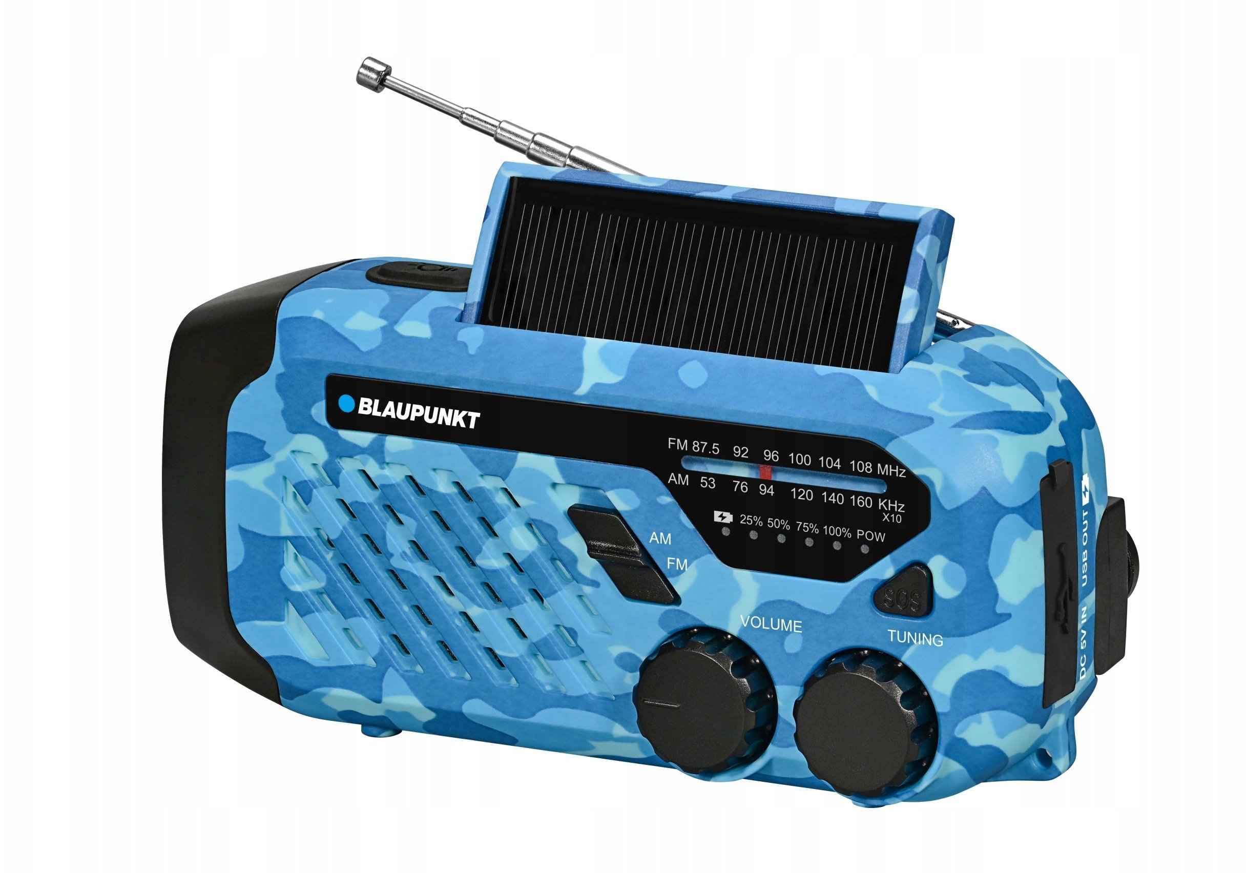 Radio alarmowe BLAUPUNKT ER10BC, blue camo