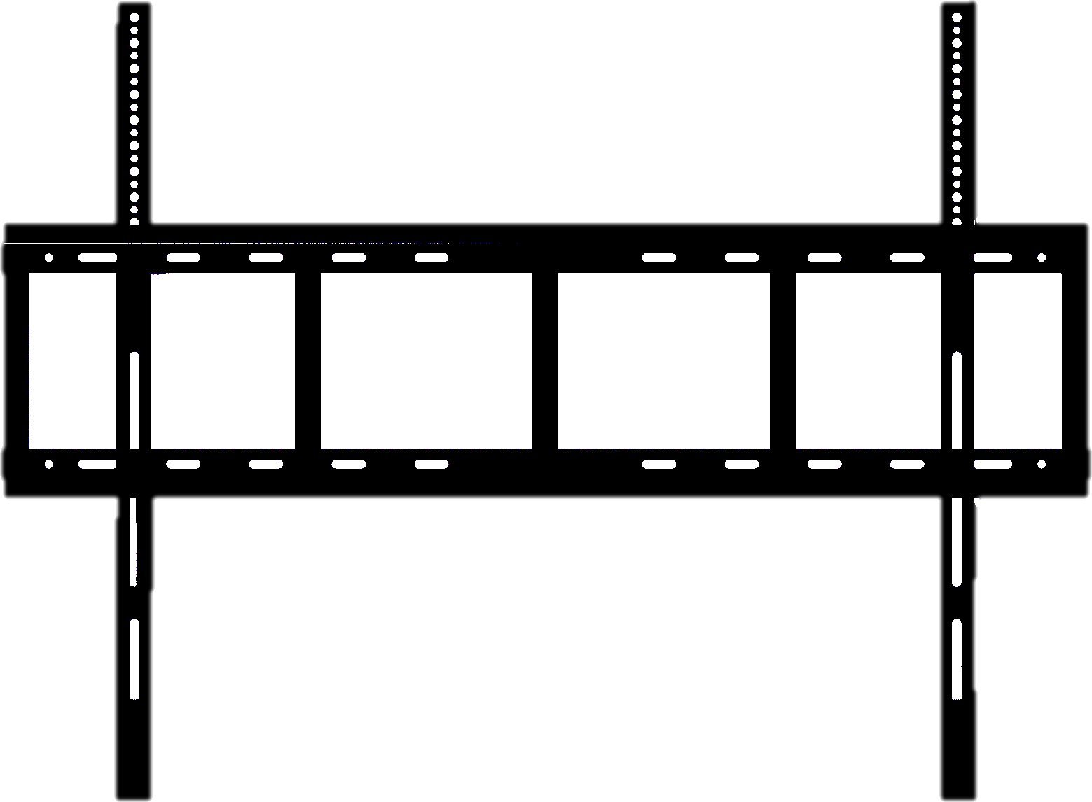 Yealink MB-WallMount-650 Mocowanie ścienne Czarny