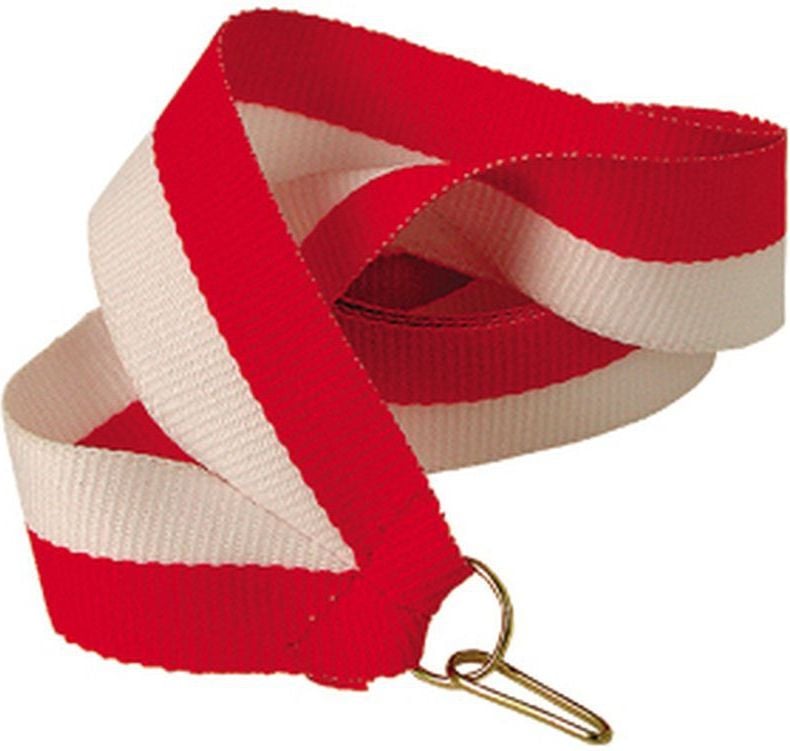 Victoria Sport Wstążka 22 mm - biało-czerwona
