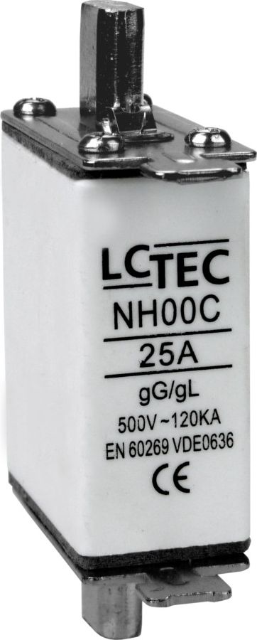 LCTec Wkładka topikowa przemysłowa zwłoczna kompaktowa BM 25A WT-00 gG 500V NH00C LC 2135