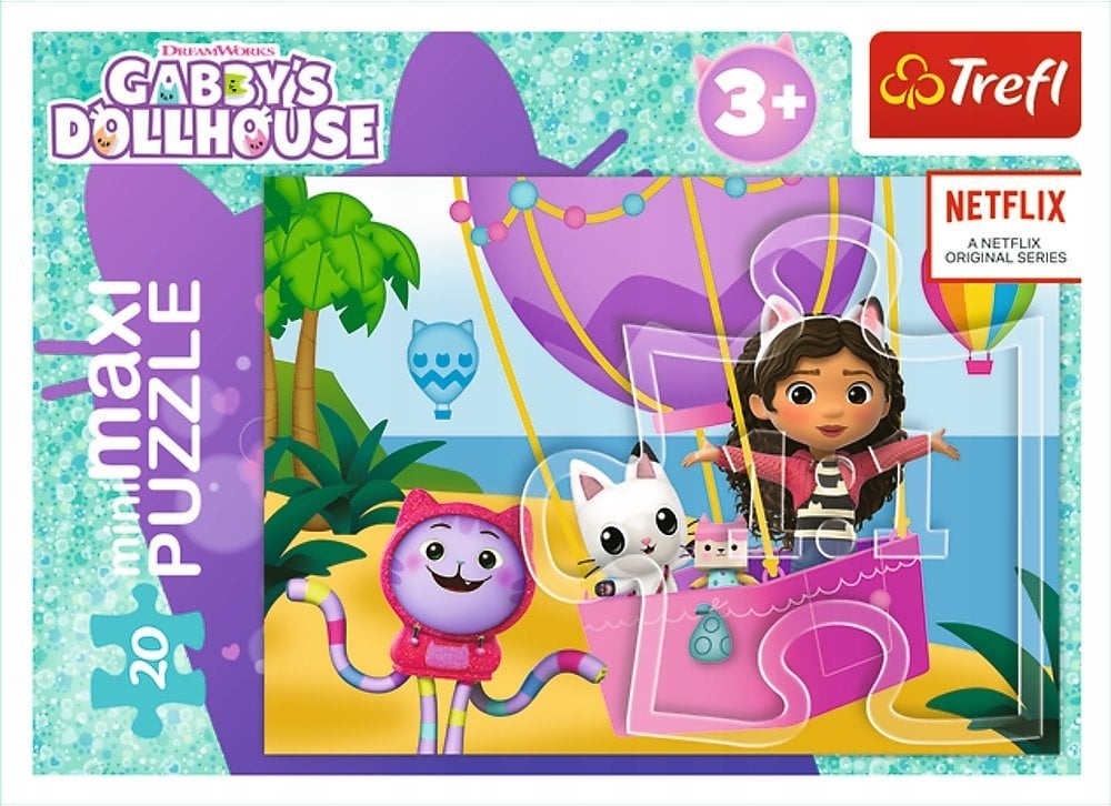 Trefl Puzzle Kolorowy dzień Gabby 2 20 elementów (21157)