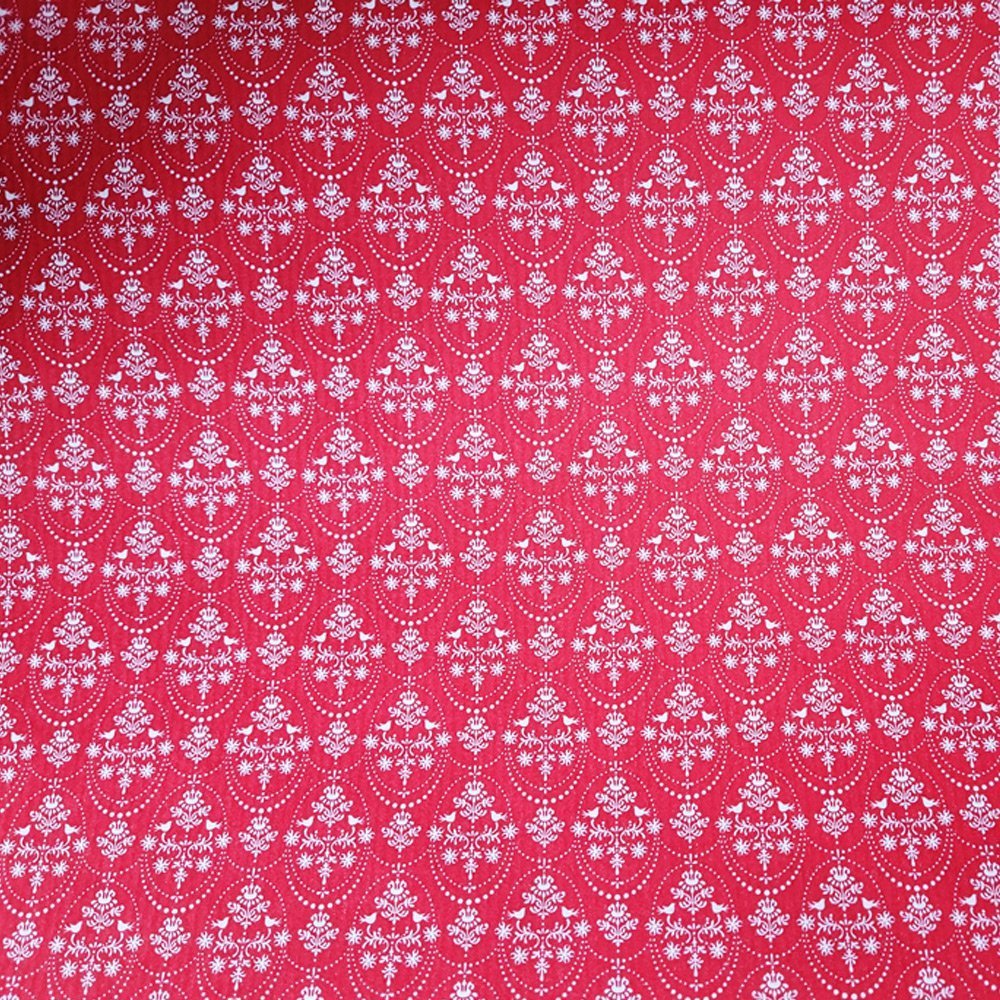 Papier czerwony do prezentów 57cmx20m 20m204