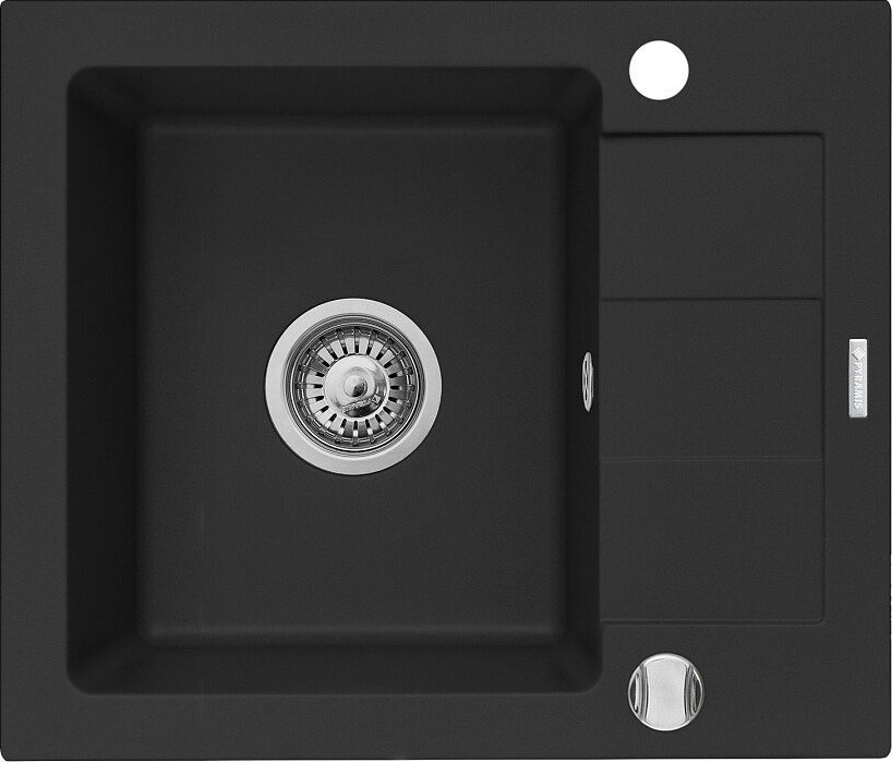 Zlewozmywak Pyramis Zlewozmywak granitowy Sparta mini 56x44 1B1D Volcano