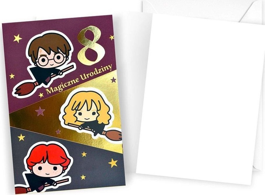 Karnet urodziny Harry Potter