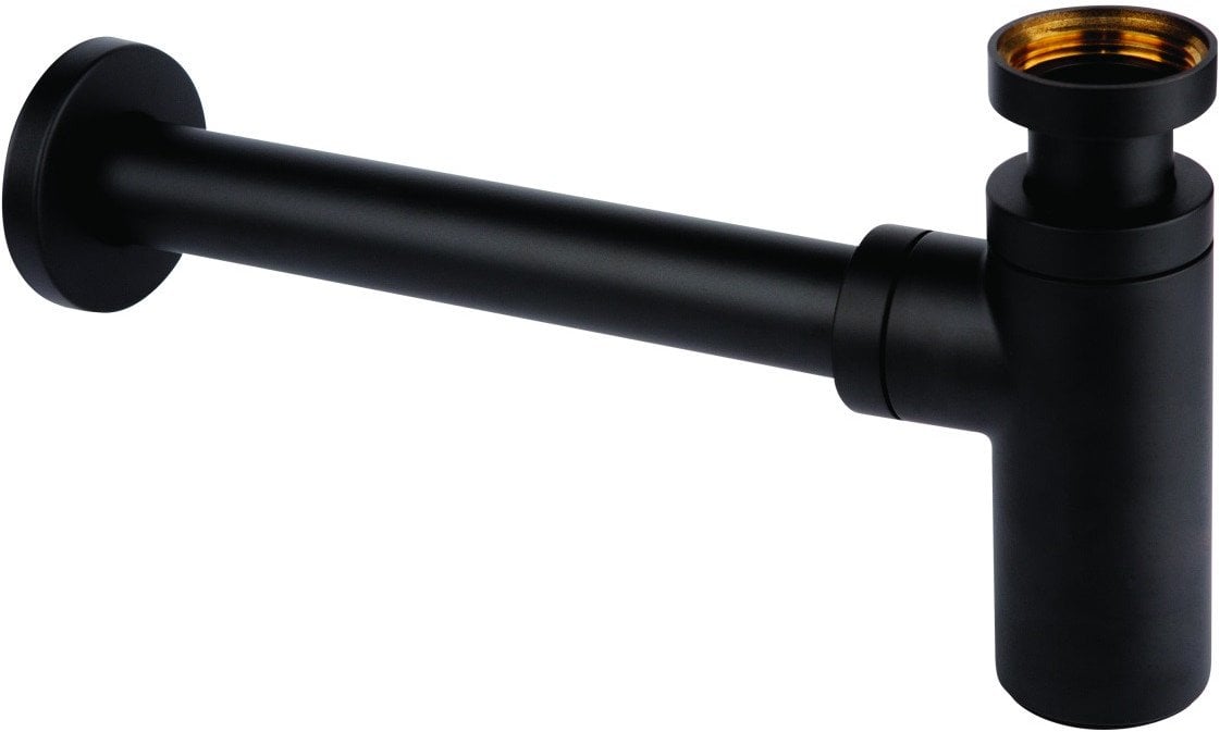 POLSYFON UMYW. BUT. 11/4X32MM CZARNY MAT MOSIADZ