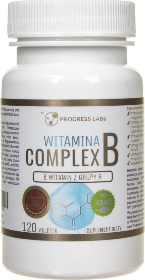 Progress Labs Progress Labs Witamina B Complex - 120 tabletek