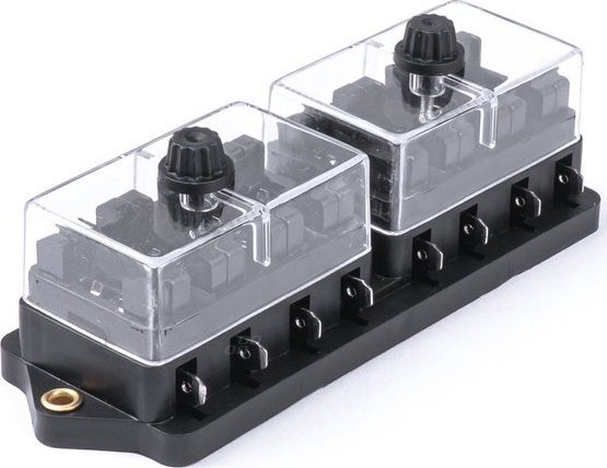 AMiO Skrzynka bezpiecznikowa ceramiczna 8 gniazd AMIO-03042