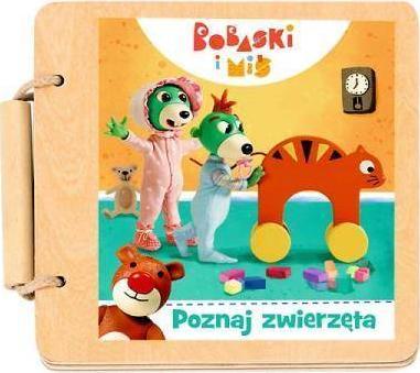 Trefl Książeczka drewniana Poznaj zwierzęta 61662 Trefl