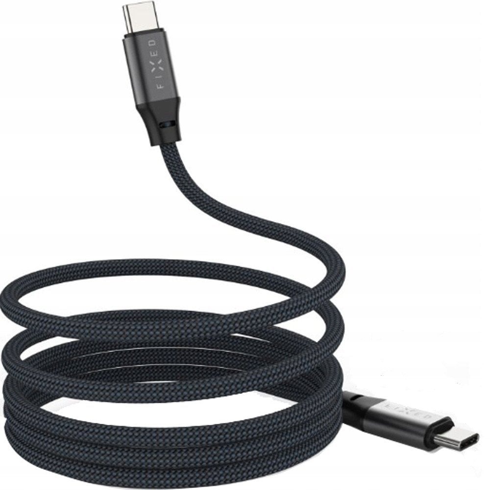 Fixed | Magnetic Braided Cable USB-C/USB-C, USB 2.0, Gray | FIXDBM-CC12-GR