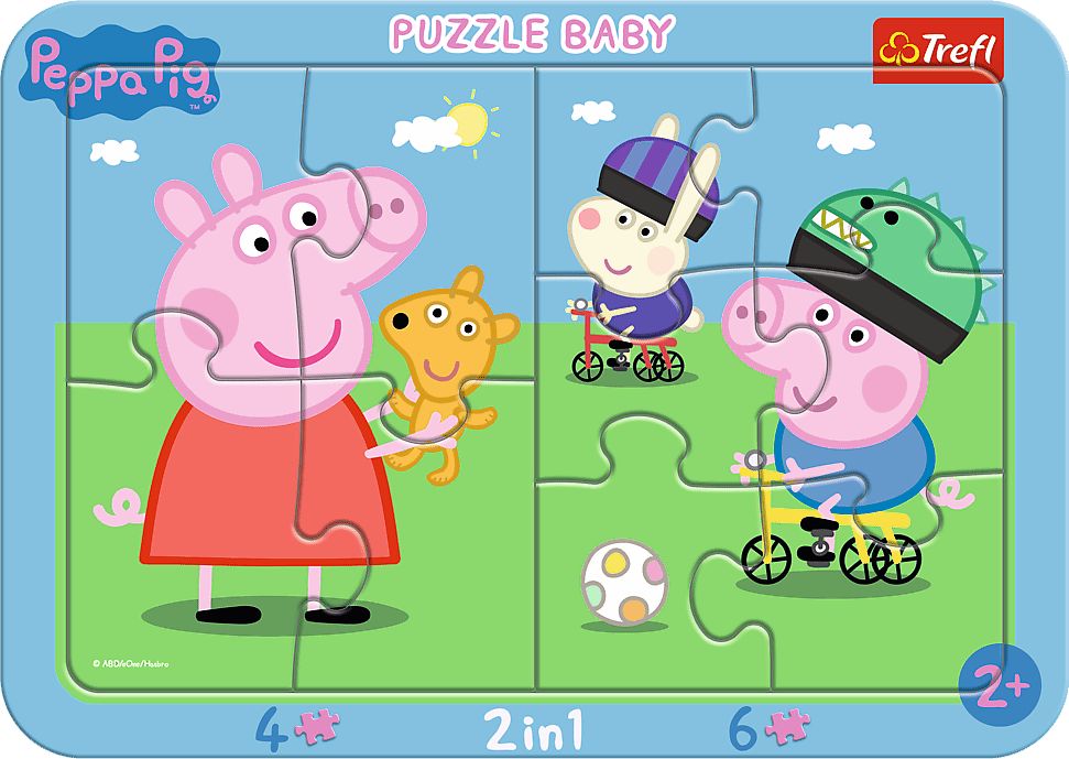 Trefl PUZZLE 4,6EL TREFL 80021 WESOLA SWINKA PEPPA FOL