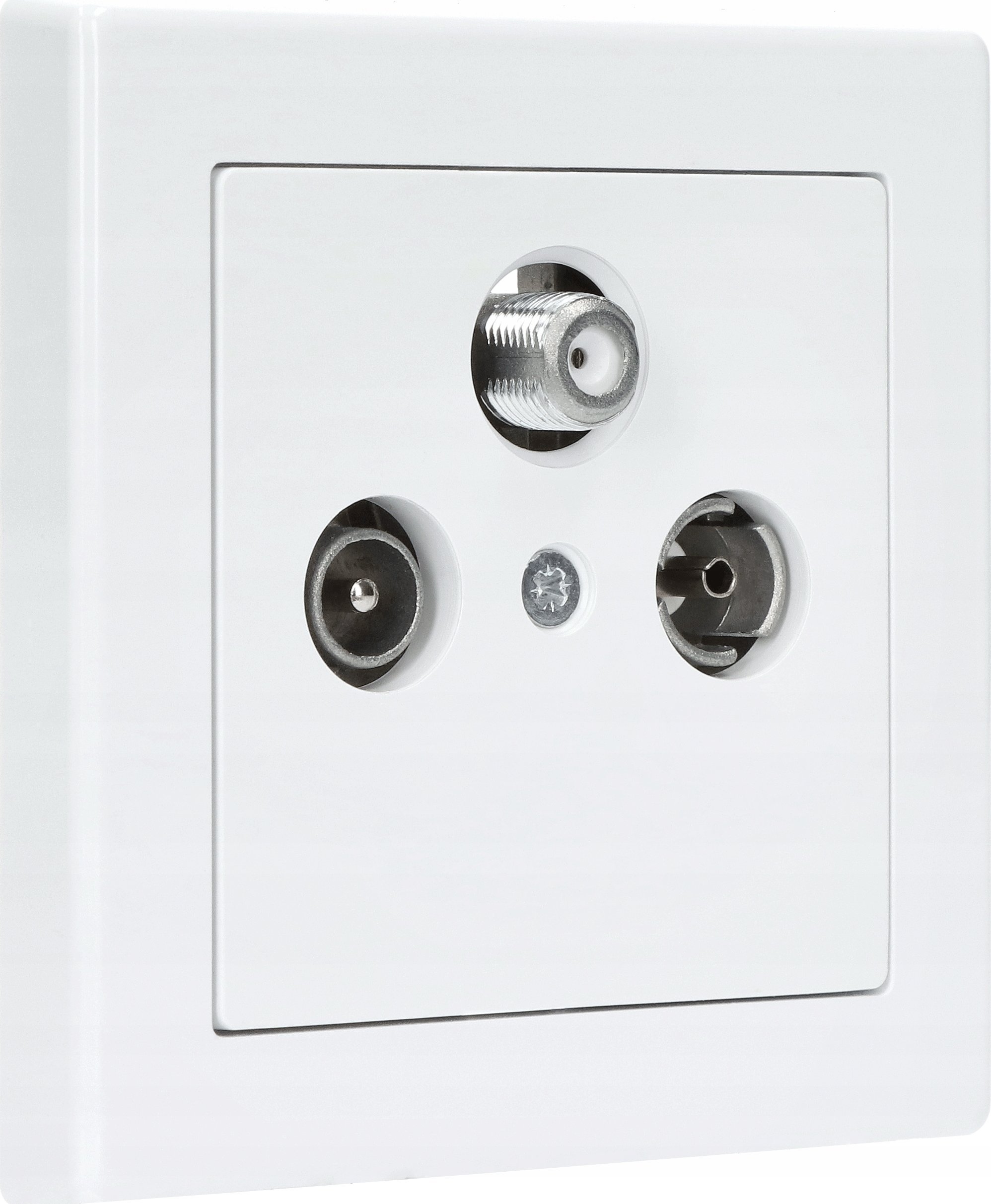 Timex Gniazdo antenowe RTV - SAT JOWISZ biały