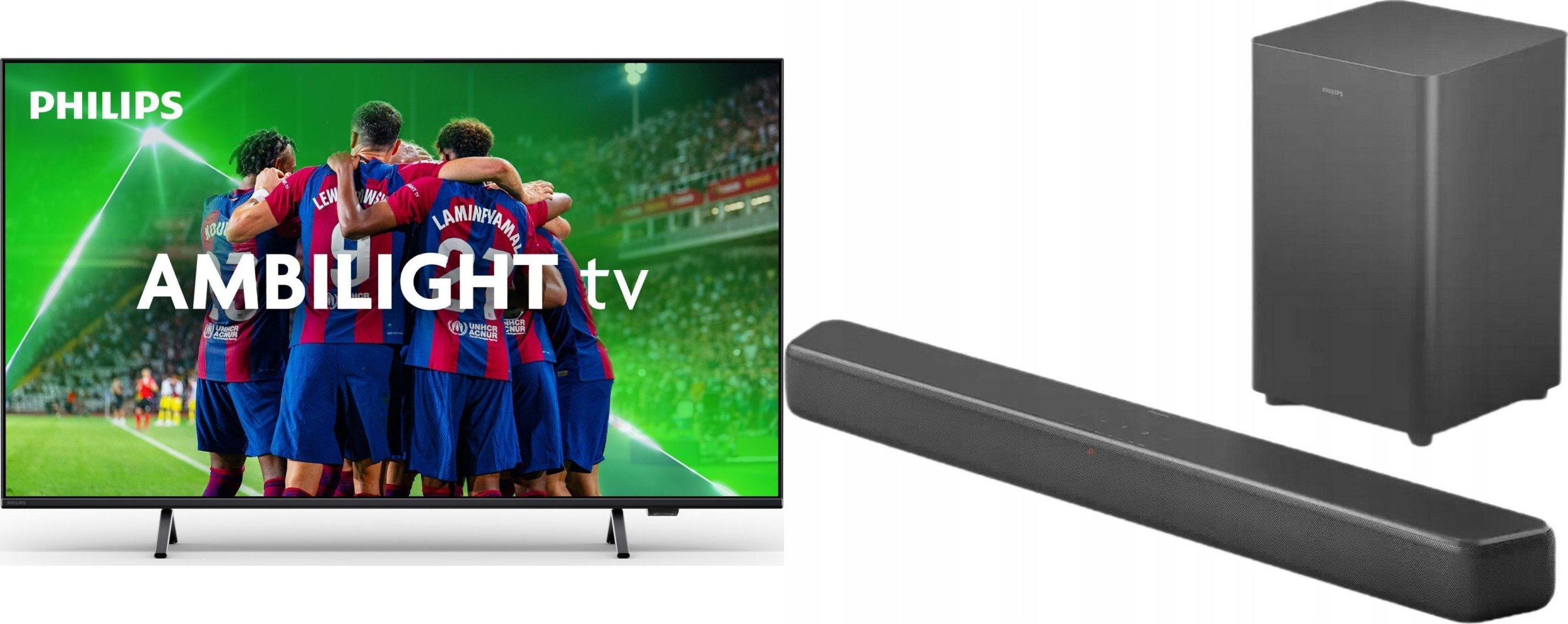 Telewizor Philips 50PUS8319/12 LED 50'' 4K Ultra HD Titan OS Ambilight + Soundbar Philips TAB5309/10