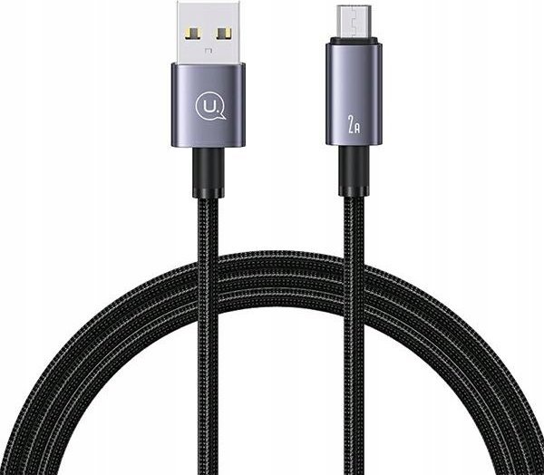 Kabel USB Usams USB-A - microUSB 1.2 m Czarny (USA1050)