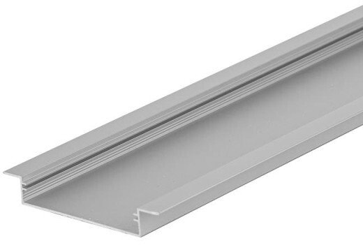 VTAC Profil aluminiowy anodowany wpuszczany klosz mleczny 2000x49,8x9.8mm 5 lata gwarancji