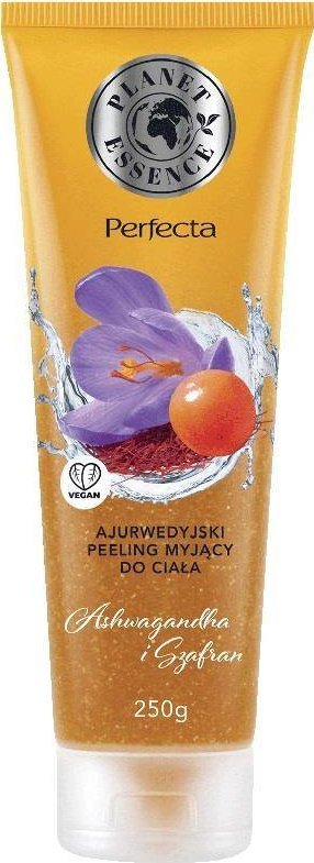 DAX Perfecta Planet Essence Ajurwedyjski Peeling myjący do ciała - Ashwagandha i Szafran 250g