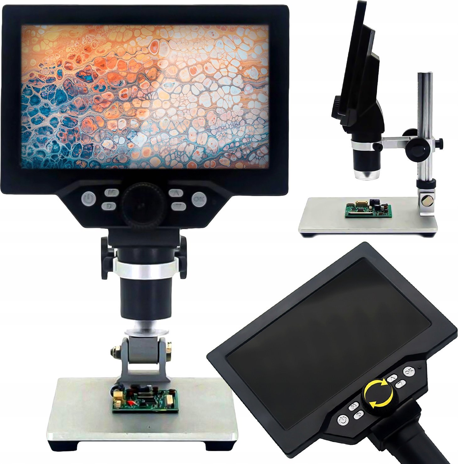 MIKROSKOP CYFROWY Z WYŚWIETLACZEM G1000