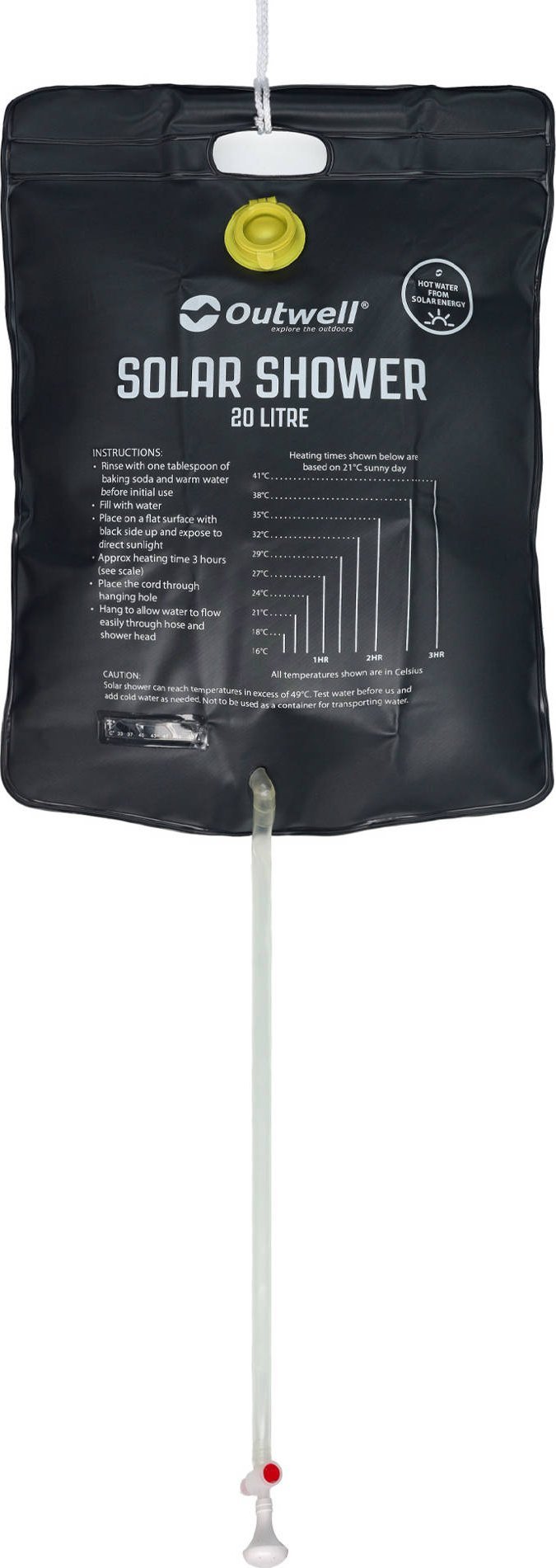 Outwell Prysznic turystyczny Outwell Solar Shower Uniwersalny