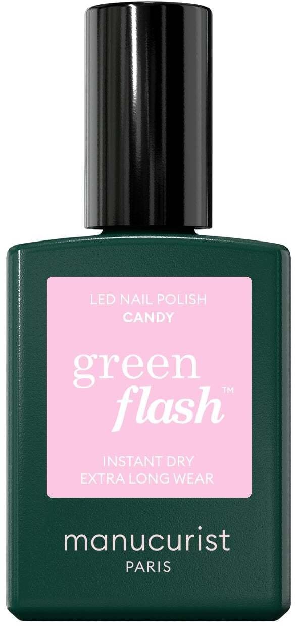 MANUCURIST_Green Flash Led Gel Nail Lacquer lakier do paznokci Candy 15ml