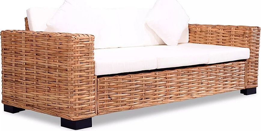Elior Rattanowa sofa trzyosobowa - Lasai 3Q